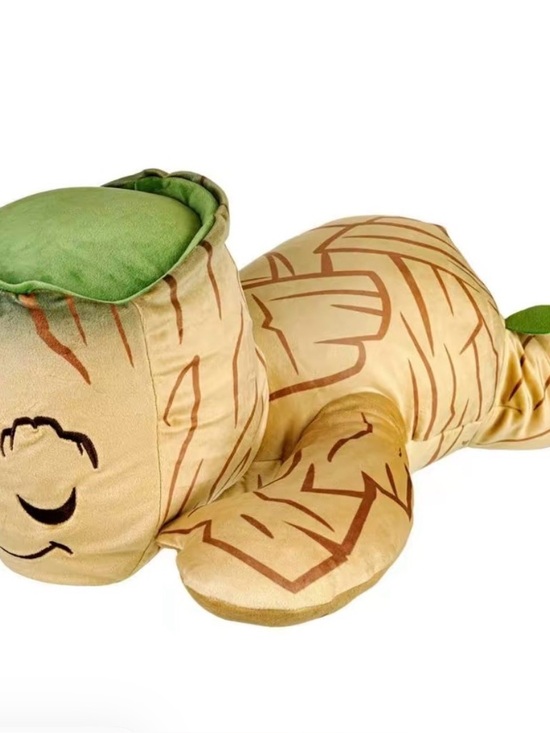 Marvel Other - Marvel Groot Plush Pillow Toy - Tan, Brown & Green